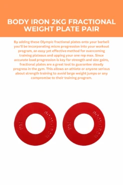 Body Iron 2kg Fractional Weight Plate Pair 8 Body Iron 2kg Fractional Weight Plate Pair -World Fitness 1 3bfa8c51 4081 4849 b2bd bdc74da89df8