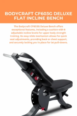 Bodycraft CF603G DELUXE FLAT INCLINE BENCH -World Fitness 1 85c4fc1e d204 4c84 9c2a 4b26dc60abdb