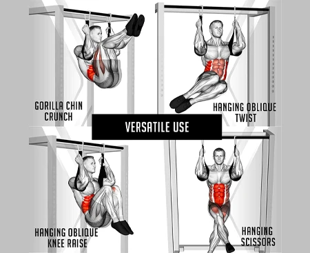 Body Iron Hanging Ab Straps 6 Body Iron Hanging Ab Straps - Image 4