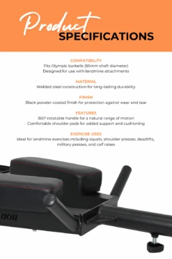 Body Iron Shoulder Multi-Grip Handle Attachment -World Fitness 3 01b32c1b e6bd 484a 964b d2bffc67b57e