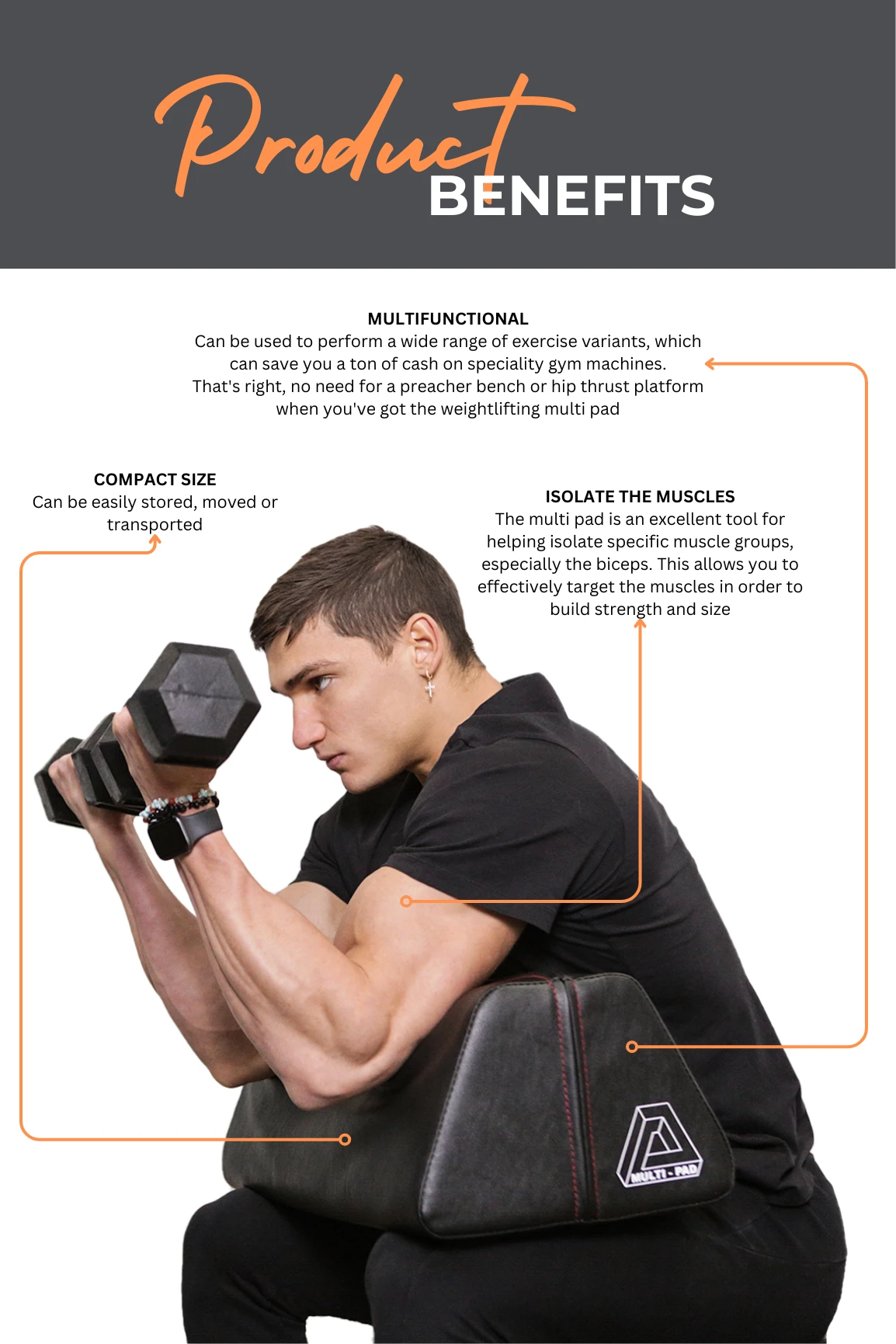 Next Fitness Weightlifting Multi Pad 5 Next Fitness Weightlifting Multi Pad - Image 3