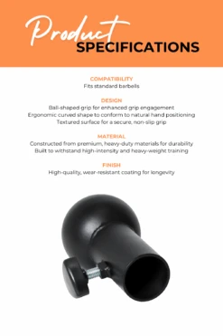 Body Iron Ball Grip Barbell Attachment -World Fitness 3 58a4cc50 7ec7 4518 bb7d 2b4545825846