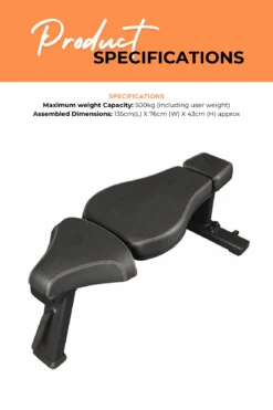 Nirvana Commercial Flat Bench -World Fitness 3 7390bef2 e658 4d09 914a b6dedfbf1835