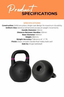 Body Iron Rising Pro Grade Competition Kettlebell 8kg 16 Body Iron Rising Pro Grade Competition Kettlebell 8kg -World Fitness 3 852d8551 b183 484d baa8 72cb46a3d826