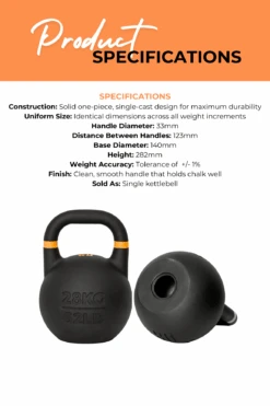 Body Iron Rising Pro Grade Competition Kettlebell 28kg 16 Body Iron Rising Pro Grade Competition Kettlebell 28kg -World Fitness 3 ba229b43 2688 420c baf2 7e3c0cb1da47