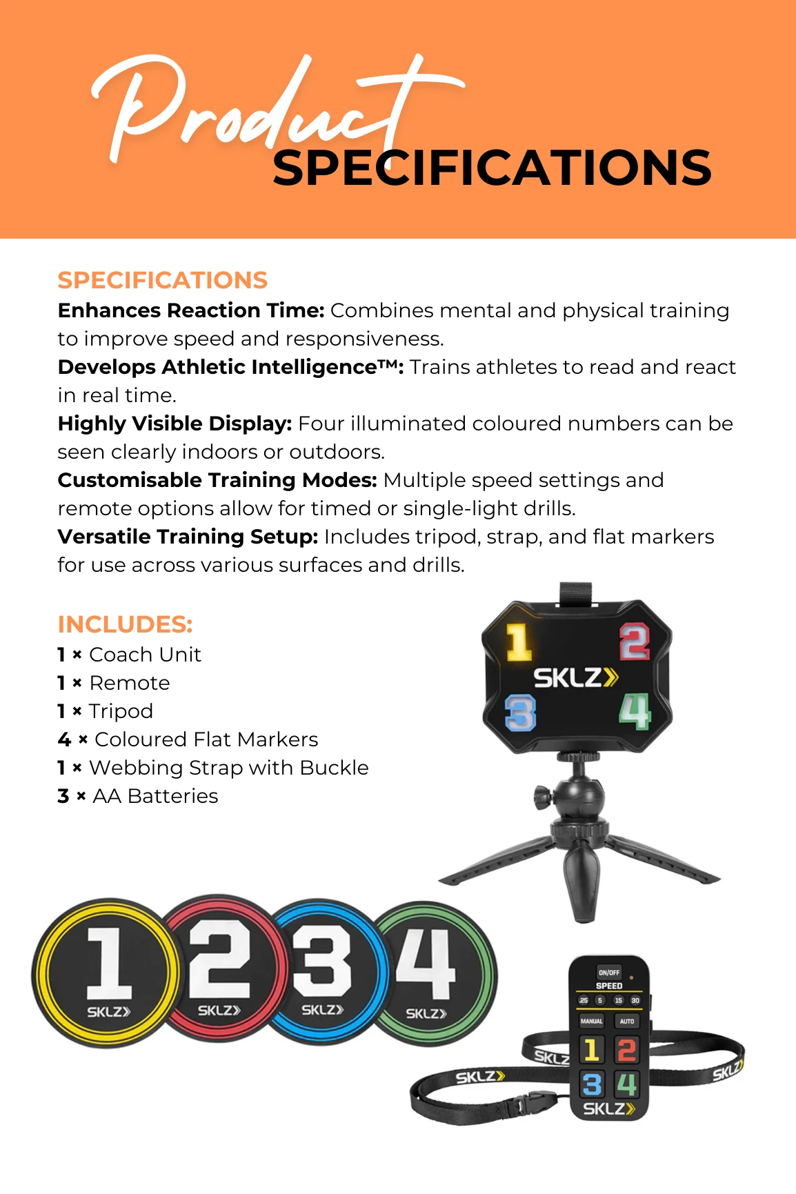 SKLZ Reactive Agility Coach 6 SKLZ Reactive Agility Coach - Image 4