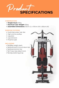 Body Iron Studio S250 Multi Station Home Gym With Leg Press 14 Body Iron Studio S250 Multi Station Home Gym With Leg Press -World Fitness 3 f69195b7 3ec7 4900 b673 854e34fc1943