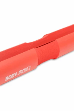Body Iron Barbell Pad / Hip Thruster Pad Red Foam -World Fitness 4.BodyIronBarbellPad HipThrusterPadRedFoam