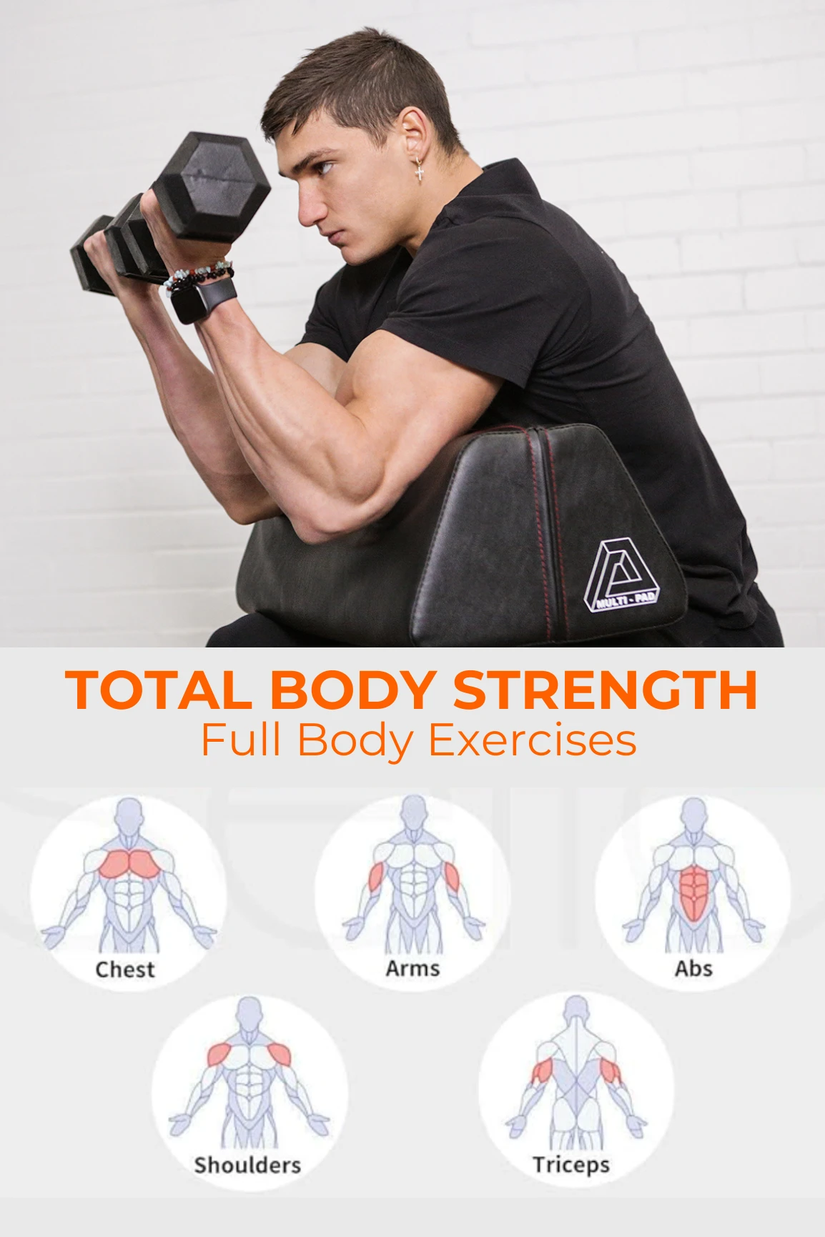 Body Iron Commercial 110kg Hex Dumbbell Package 12 Body Iron Commercial 110kg Hex Dumbbell Package - Image 10