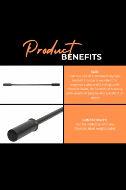 3.5ft Olympic Barbell -World Fitness 4 3a786666 7d0f 4d46 8153 4ef62e4640a9