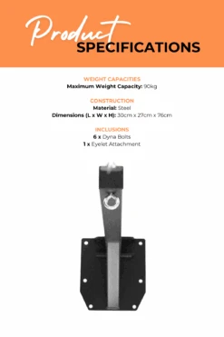 Body Iron Commercial CX33 Heavy Bag Hanger -World Fitness 4 973ad096 6f46 4ebe 988d 89cc07ad2cc7