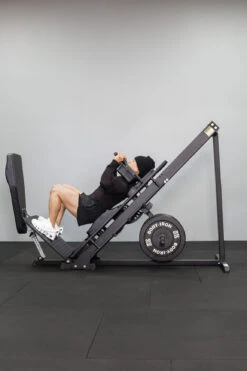 Body Iron Leg Press & Hack Squat & Leg Extension & Curl Combo -World Fitness 5 BodyIronLegPress HackSquat