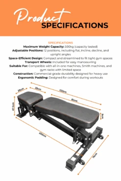 Body Iron Commercial Adjustable Bench 530MB -World Fitness 5 1a3ea601 f63c 43ff ab3f 18cb8e5eefc7