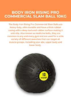 Body Iron Rising Pro Commercial Slam Ball 10kg -World Fitness 5 483b0c89 48c0 4e74 9afa 98ed26c15bb6