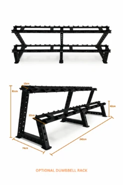Body Iron 275kg Commercial Club CPU Dumbbell Set With Optional Rack -World Fitness 5 51fbce1b b122 4836 99f4 2c6a3135f32e