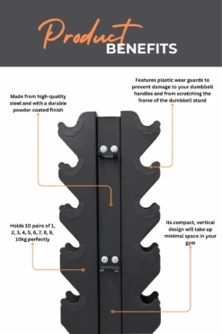 Body Iron Commercial Vertical Hex Dumbbell Rack 10 Pairs 14 Body Iron Commercial Vertical Hex Dumbbell Rack 10 Pairs -World Fitness 5 66a32013 3750 49bd 82cf cbaaa1d13047