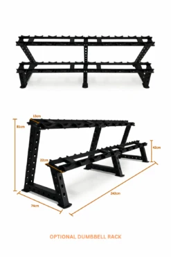 Body Iron 475kg Commercial Club CPU Dumbbell Set With Optional Rack 16 Body Iron 475kg Commercial Club CPU Dumbbell Set With Optional Rack -World Fitness 5 d8880afd 440a 4f30 a809 ea3283f83ed9