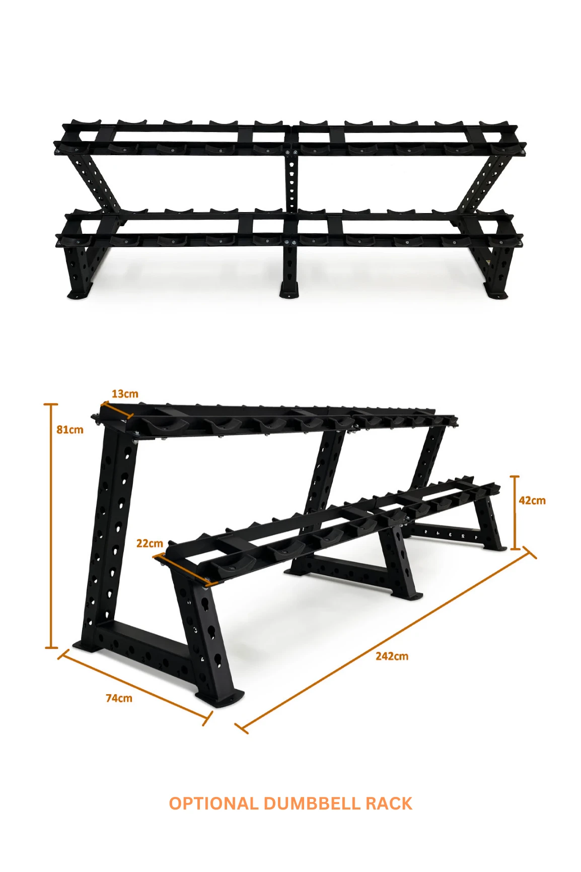 Body Iron 475kg Commercial Club CPU Dumbbell Set With Optional Rack 8 Body Iron 475kg Commercial Club CPU Dumbbell Set With Optional Rack - Image 6