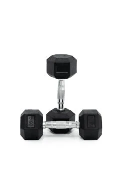 5kg Body Iron Commercial Rubber Hex Dumbbell Pair