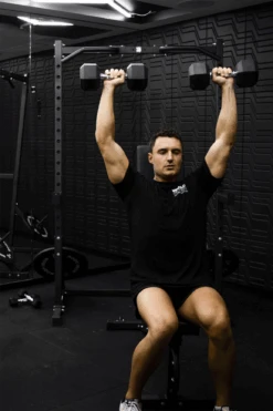 27.5kg Body Iron Commercial Rubber Hex Dumbbell Single -World Fitness 6. 10kg Dumbbell Set