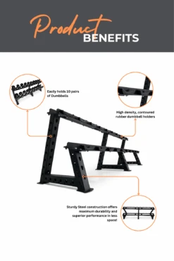 Body Iron 10-Pair Commercial Dumbbell Rack 16 Body Iron 10-Pair Commercial Dumbbell Rack -World Fitness 6 2a3ea67c 3894 4f02 92cd 63d33d78752f