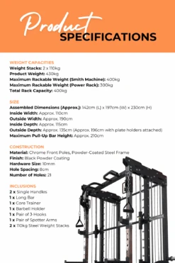 Body Iron All-In-One Functional Trainer FT750 -World Fitness 6 7e868450 076d 42de 925e cea6d207983e
