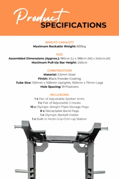 Body Iron Ultimate Commercial Half Rack HR9000 16 Body Iron Ultimate Commercial Half Rack HR9000 -World Fitness 6 9e5221b5 3339 4c69 b29f cfc299e3fe0d