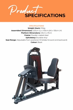 Body Iron Commercial Seated Leg Press -World Fitness 6 b12c4e40 ed74 44b9 89e0 563073d03afb