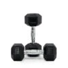 6kg Body Iron Commercial Rubber Hex Dumbbell Pair -World Fitness 6kgBodyIronCommercialRubberHexDumbbellPair