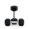4kg Body Iron Commercial Rubber Hex Dumbbell Pair