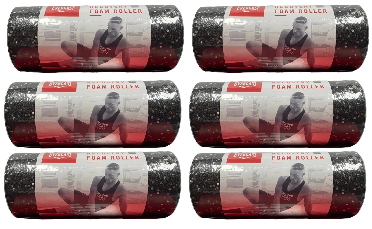 Everlast Recovery Foam Roller 33cm (6 Qty) 3 Everlast Recovery Foam Roller 33cm (6 Qty)