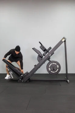 Body Iron Leg Press & Hack Squat & Leg Extension & Curl Combo -World Fitness 7 BodyIronLegPress HackSquat