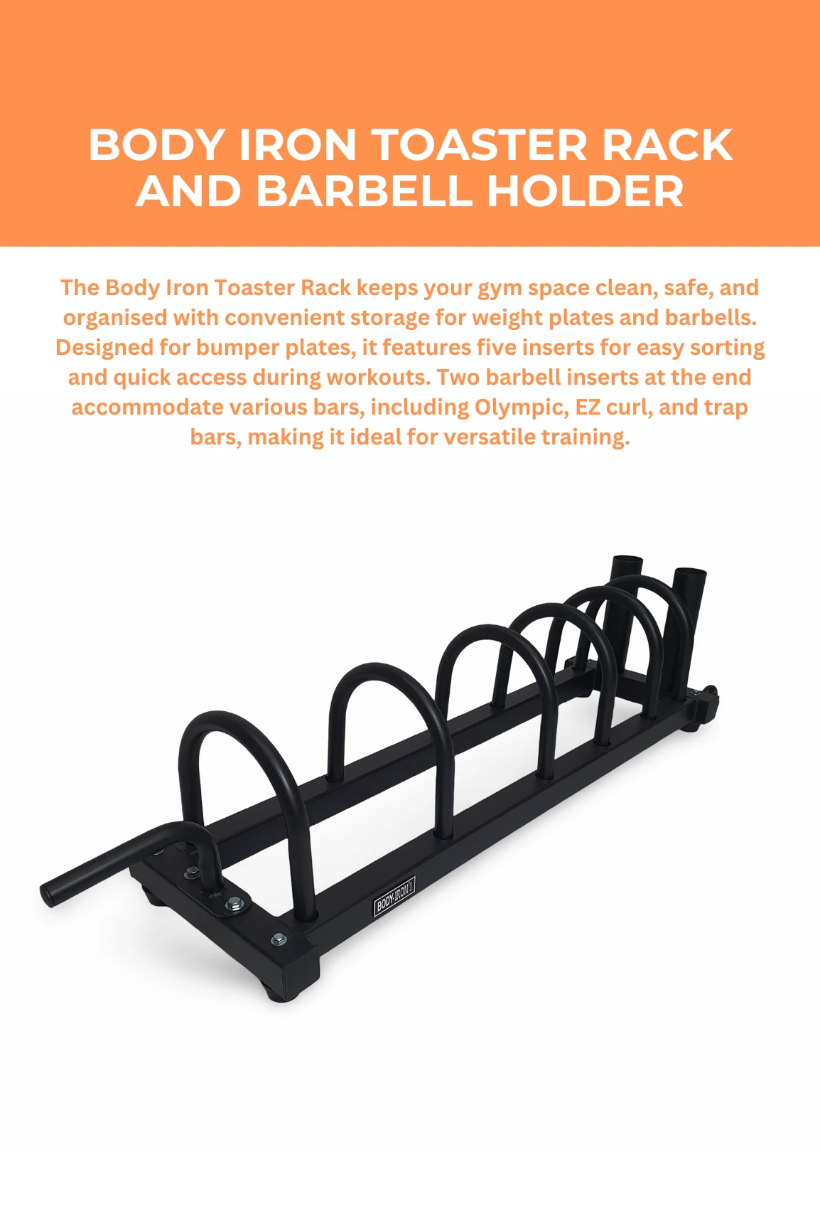 Body Iron Toaster Rack And Barbell Holder 4 Body Iron Toaster Rack And Barbell Holder - Image 2