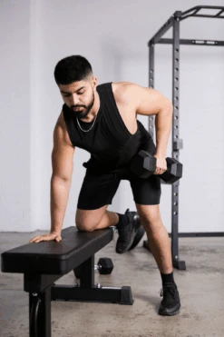 27.5kg Body Iron Commercial Rubber Hex Dumbbell Single -World Fitness 8. 10kg Dumbbell Set