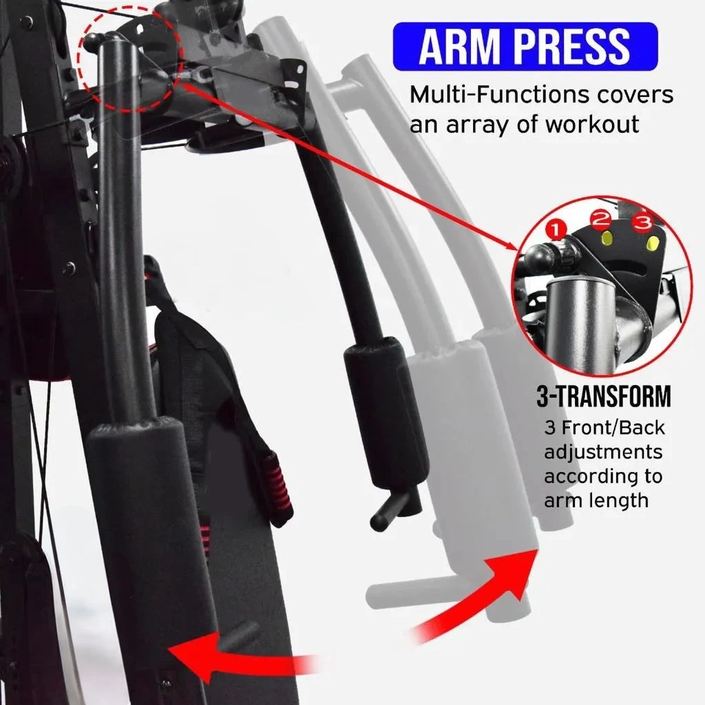 Body Iron Multi Station Home Gym With Leg Press BHG7000 4 Body Iron Multi Station Home Gym With Leg Press BHG7000 - Image 2