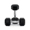 8kg Body Iron Commercial Rubber Hex Dumbbell Pair -World Fitness 8kgBodyIronCommercialRubberHexDumbbellPair