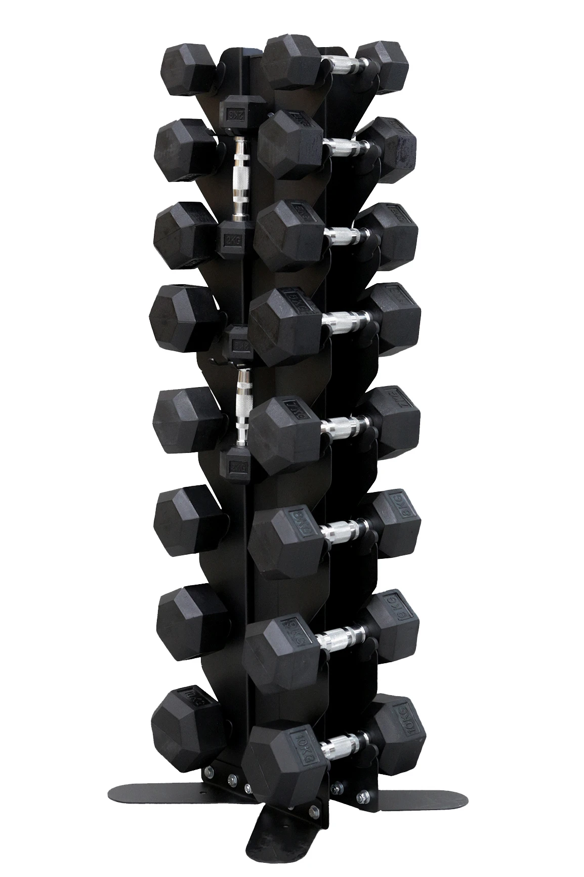 Body Iron Commercial Vertical Hex Dumbbell Rack 10 Pairs 11 Body Iron Commercial Vertical Hex Dumbbell Rack 10 Pairs - Image 9