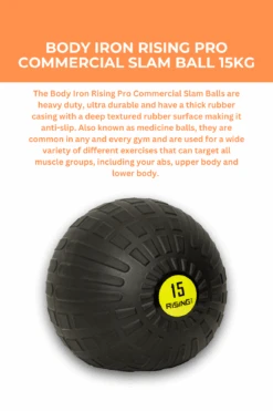 Body Iron Rising Pro Commercial Slam Ball 15kg -World Fitness 9 72f7fdda 3bc4 4722 b3ee f24a1027947f