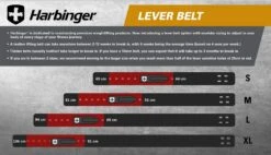 Harbinger Powerlifting Lever Belt 10mm Black -World Fitness B2DDEC29 6922 41C0 A5C1 D1D0D5244D6B
