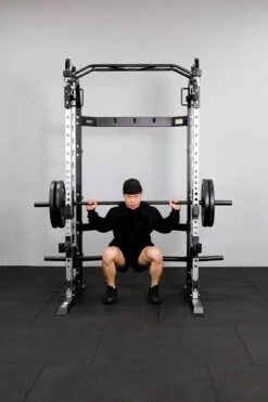 Body Iron All-In-One Functional Trainer FTG30 + Adjustable Bench + 120kg Olympic Barbell & Bumper Plate Set -World Fitness BodyIronAll In OneFunctionalTrainerFTG30 8 1