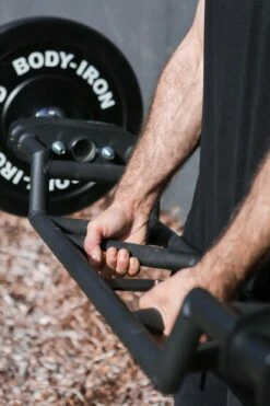 Body Iron Olympic Cambered Swiss Bar -World Fitness BodyIronCamberedSwissBar05