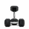 10kg Body Iron Commercial Rubber Hex Dumbbell Pair