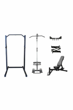 Body Iron CX22 Half Rack Elite Set -World Fitness CX22 Body Iron Commercial Adjustable Bench 530MB