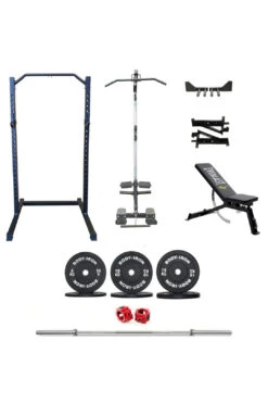 Body Iron CX22 Half Rack Elite Set + 80kg Olympic Barbell & Bumper Plate Set -World Fitness CX22 Everlast Utility FID Bench 3 7a48d8de 90e7 4d30 b06f 34f2fcce21cfg4