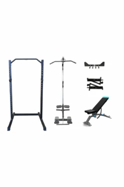 Body Iron CX22 Half Rack Elite Set -World Fitness CX22 Proform Adjustable FID Bench 2