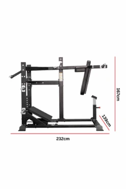 Body Iron Commercial Pendulum Squat Machine 32 Body Iron Commercial Pendulum Squat Machine -World Fitness Dimensions