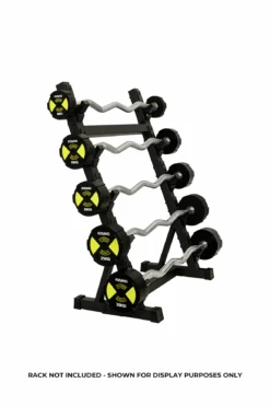 Body Iron Rising Pro Commercial Club Fixed Curl Bar Set 10kg-30kg