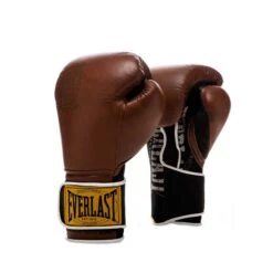 Everlast 1910 Classic Training Leather Boxing Gloves -World Fitness Everlast 1910 Classic Training Leather Glove 12 oz Brown