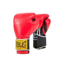 Everlast 1910 Classic Training Leather Boxing Gloves -World Fitness Everlast 1910 Classic Training Leather Glove 12 oz Red