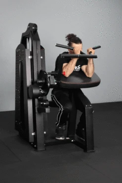 Body Iron Commercial Bicep / Tricep Curl Extension -World Fitness GIF3 BicepTricep